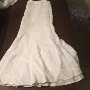 White skirt